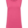 Top E Canotte | Ragno Top In Viscosa Summer - Hot Pink