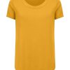 Magliette E T-Shirt | Ragno Maglietta A Manica Corta In Viscosa Summer - Golden Spice