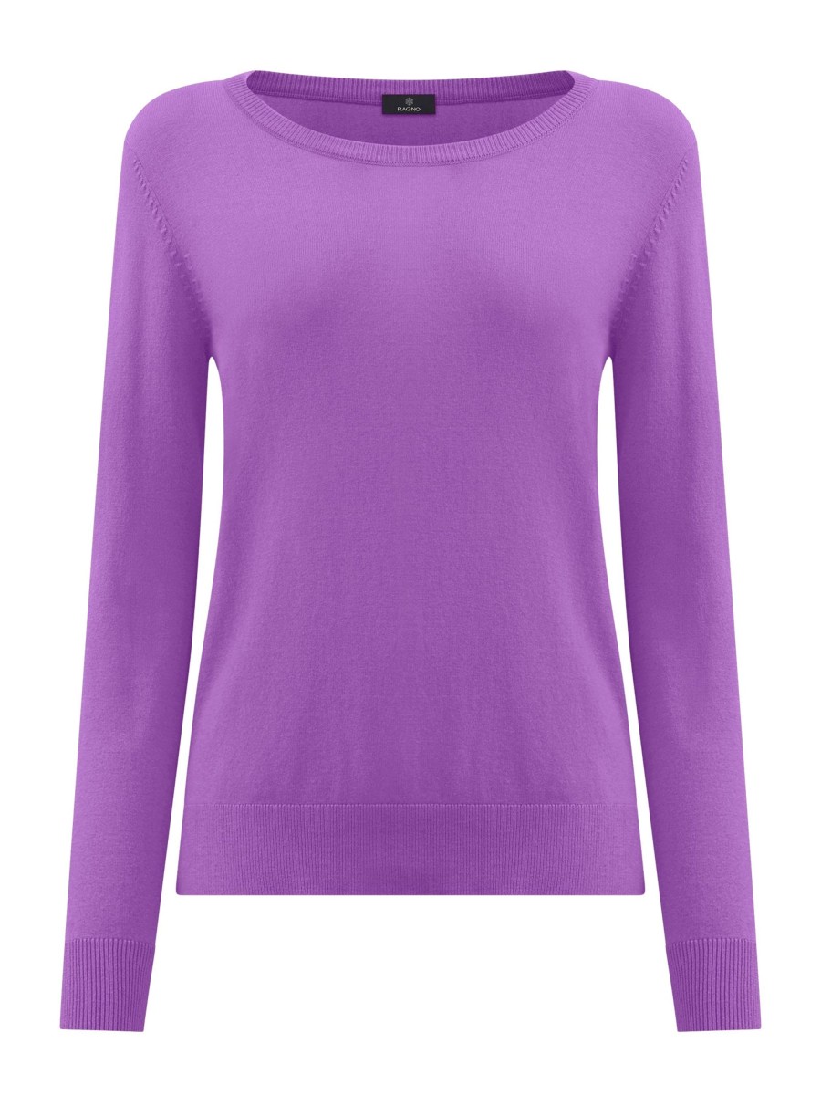 Pullover | Ragno Maglia Girocollo In Summertime - Dewberry