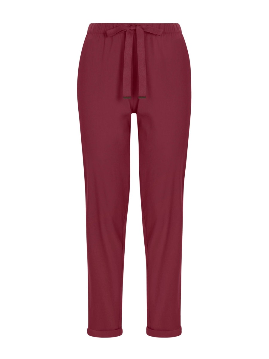 Pantaloni Jogger | Ragno Pantalone Jogger Con Tasche In Super Fresh - Tibetan Red