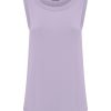 Top E Canotte | Ragno Top In Viscosa Summer - Orchid Petal