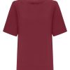 Bluse | Ragno Blusa A Manica Corta In Ecoseta - Tibetan Red