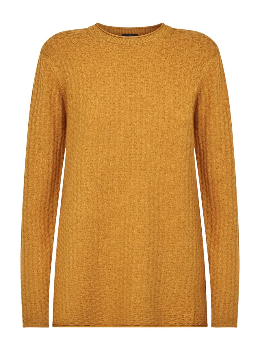 Pullover | Ragno Maglia Girocollo In Filato Winter Basic - Narcissus