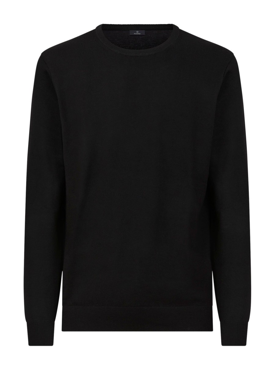 Pullover | Ragno Pull Girocollo In Filato Sport Wool - Nero