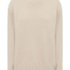 Pullover | Ragno Maglia Girocollo In Filato Nice Wool - Champignon