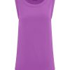 Top E Canotte | Ragno Top In Viscosa Summer - Dewberry