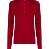 Polo | Ragno Polo In Filato Winter Basic - Tibetan Red