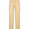 Pantaloni A Gamba Dritta | Ragno Pantalone Dritto Con Tasche In Compact Light - Irish Cream