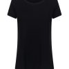 Magliette E T-Shirt | Ragno T-Shirt Girocollo In Slub Jersey Di Cotone - Nero