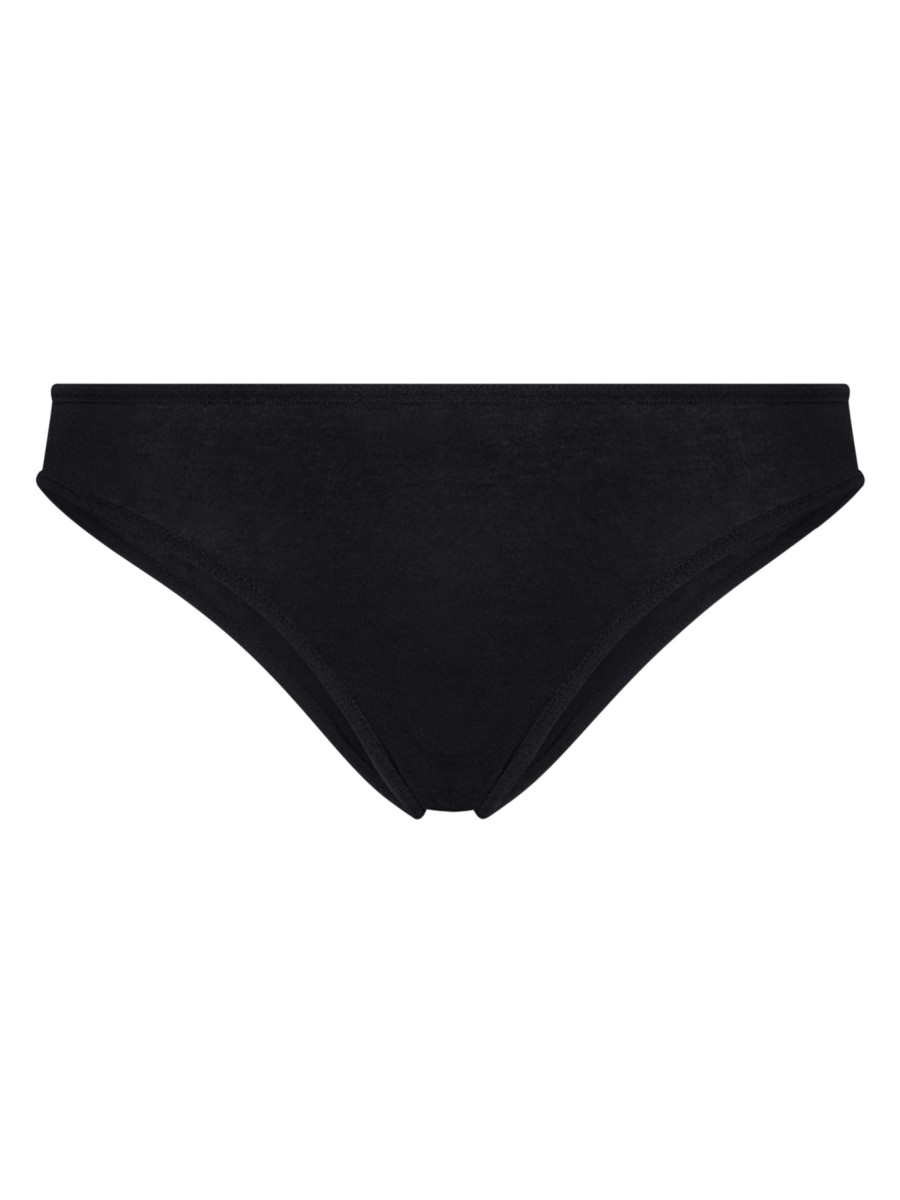 Slip E Pants | Ragno Invisible - Slip Basso In Microfibra Di Cotone Elasticizzato - Nero Bipack