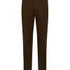 Pantaloni | Ragno Pantalone Jogger In Twill Di Cotone Elasticizzato - Marrone