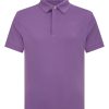 Polo | Ragno Polo In Eco Cotton Piquet Stretch - Dewberry