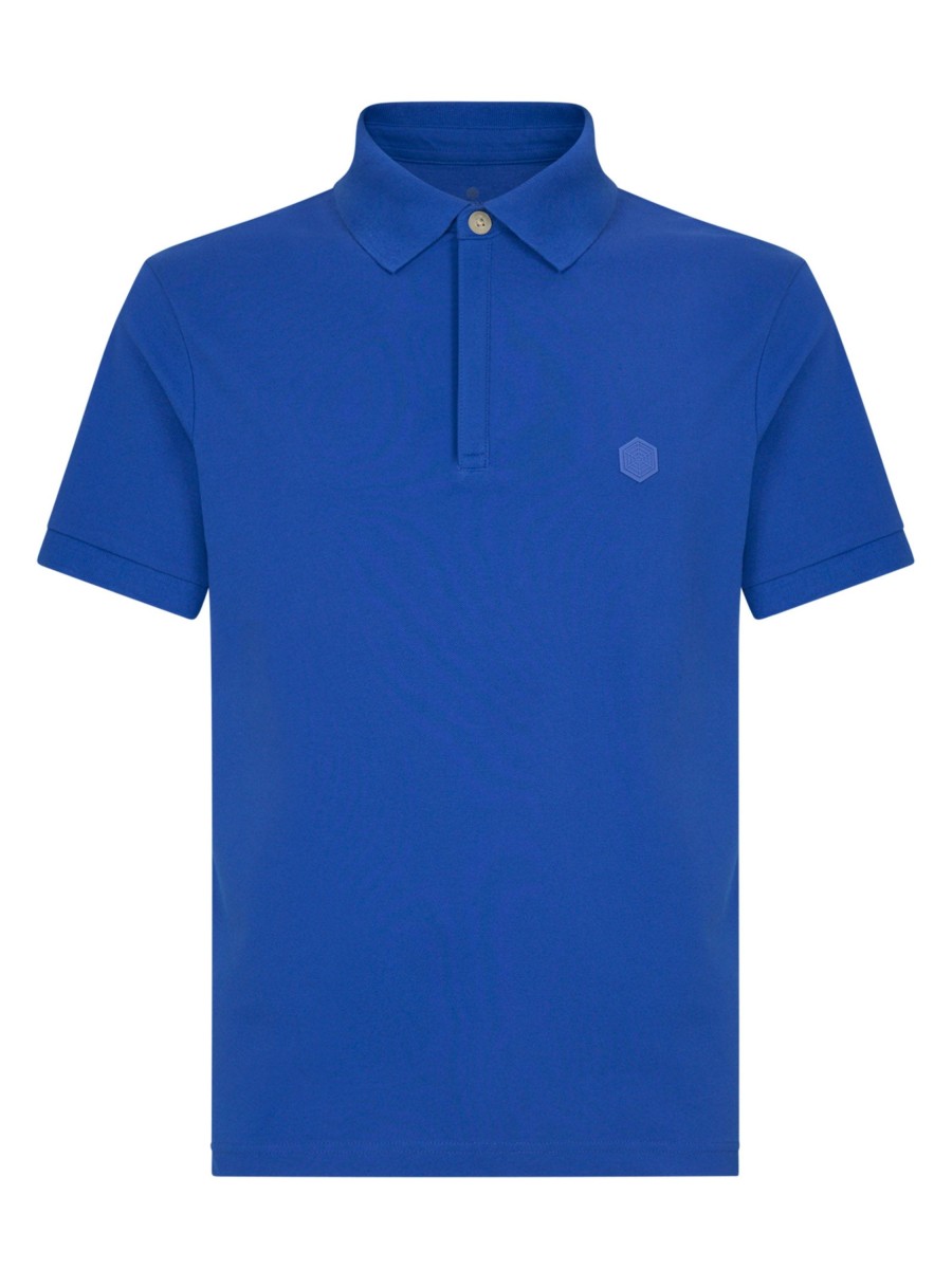 Polo | Ragno Polo In Eco Cotton Piquet Stretch - Surf The Web