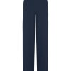 Pantaloni A Gamba Larga | Ragno Pantalone Ampio Con Tasche In Compact Light - Bleu