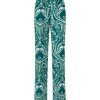 Pantaloni A Gamba Larga | Ragno Pantalone A Palazzo In Ecoseta - Fant.Bandana Aventurine