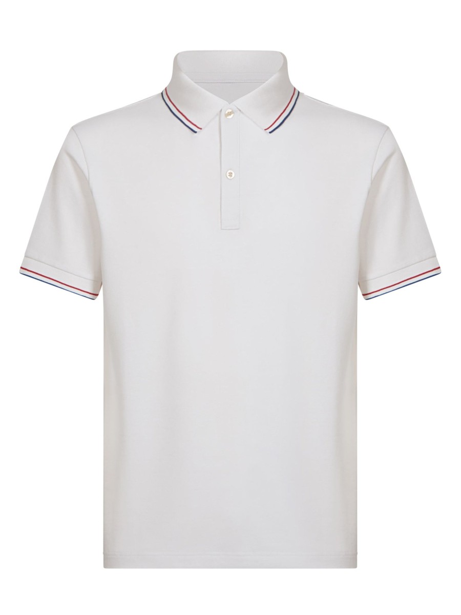 Polo | Ragno Polo In Eco Cotton Piquet Stretch - Fant.White