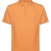 Polo | Ragno Polo In Eco Cotton Piquet Stretch - Tangerine