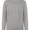 Pullover | Ragno Pull Girocollo In Filato Nice Wool - Ghiaia Mel.