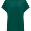 Magliette E T-Shirt | Ragno Maglietta Girocollo In Viscosa Summer - Aventurine