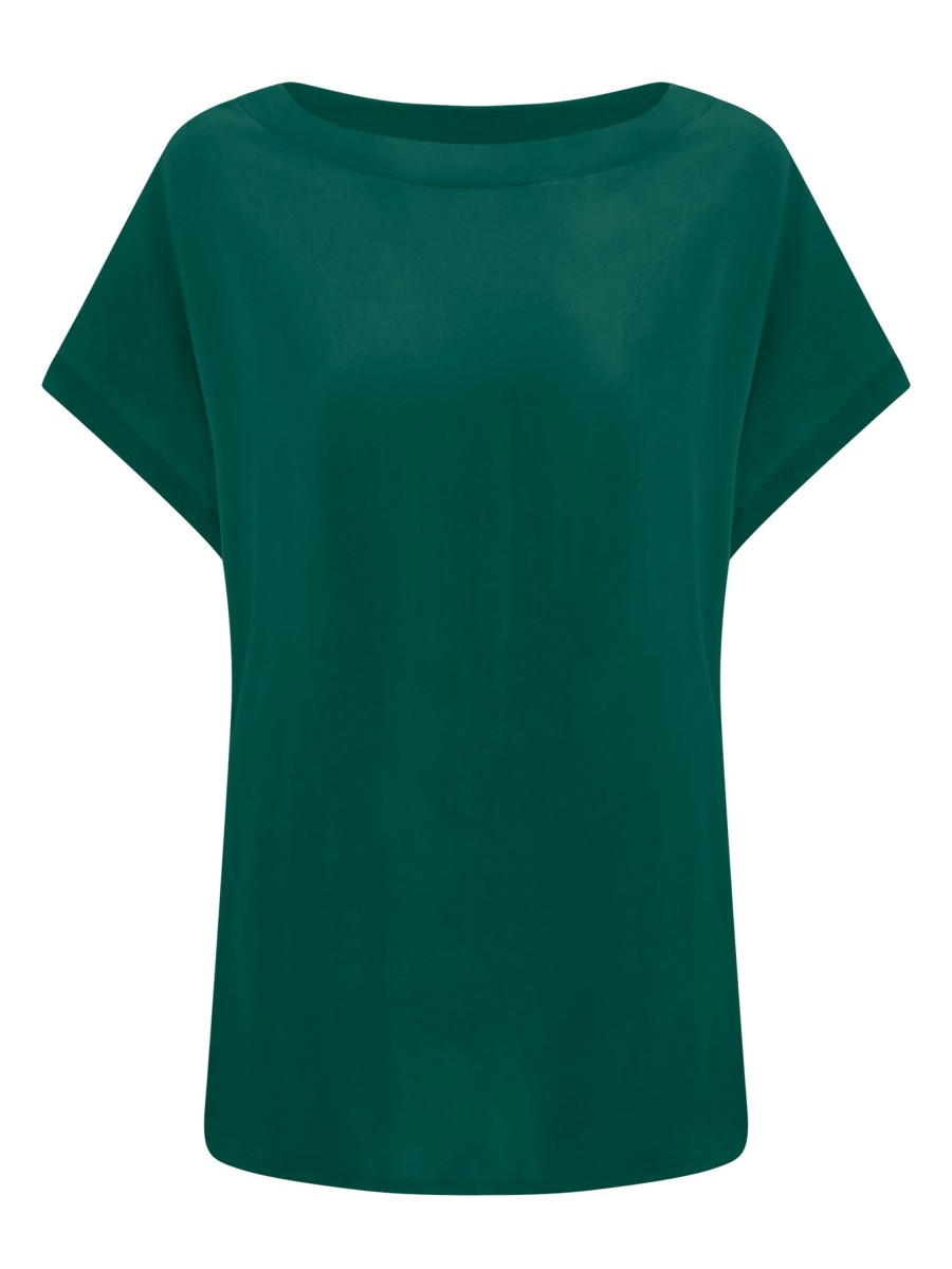 Magliette E T-Shirt | Ragno Maglietta Girocollo In Viscosa Summer - Aventurine