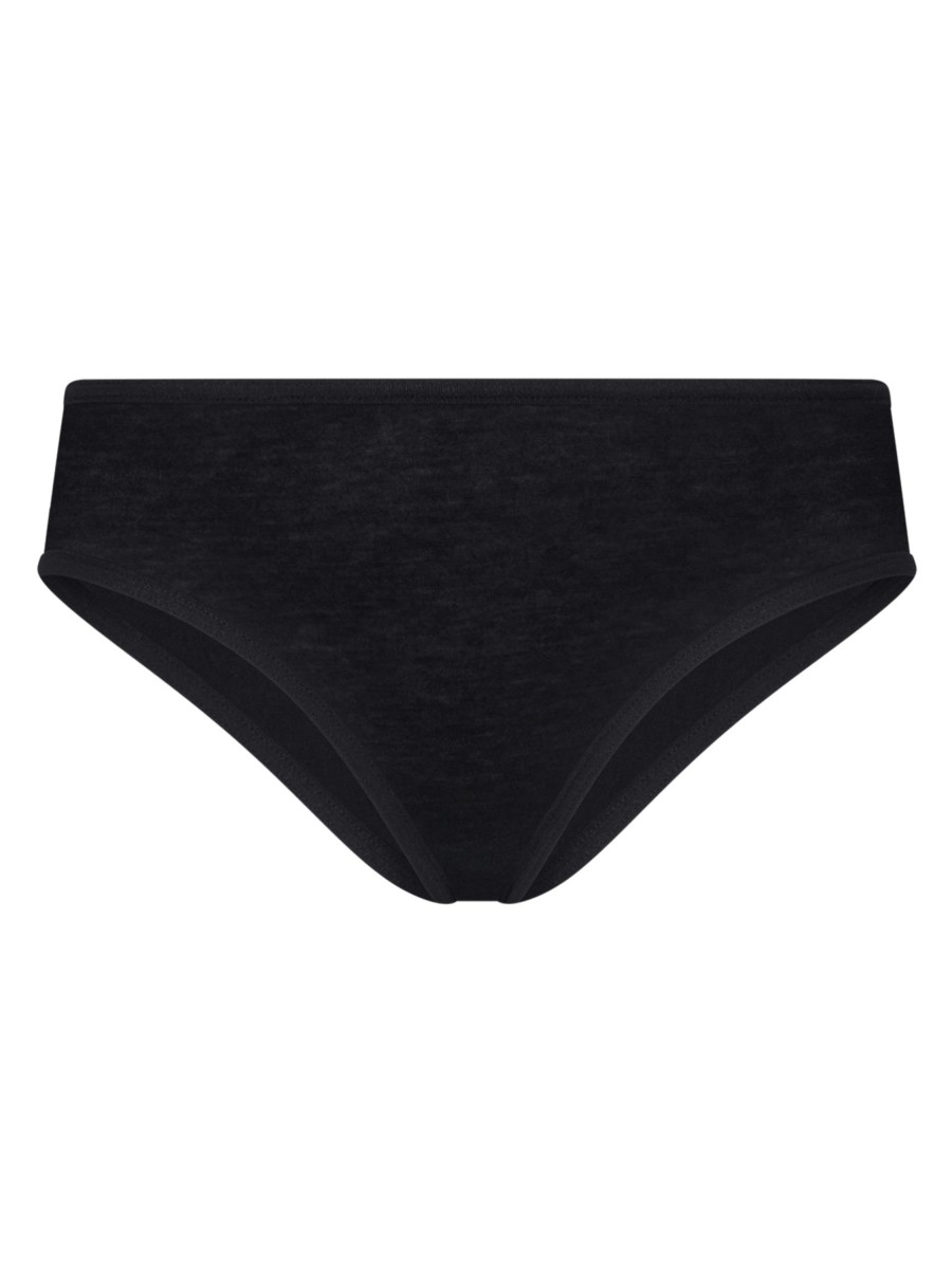 Slip E Pants | Ragno Invisible - Slip In Microfibra Di Cotone Elasticizzato - Nero Bipack