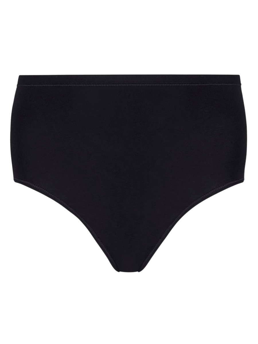 Slip E Pants | Ragno Beyoutiful - Slip Alto In Cotone Elasticizzato Extra Fine - Nero Bipack