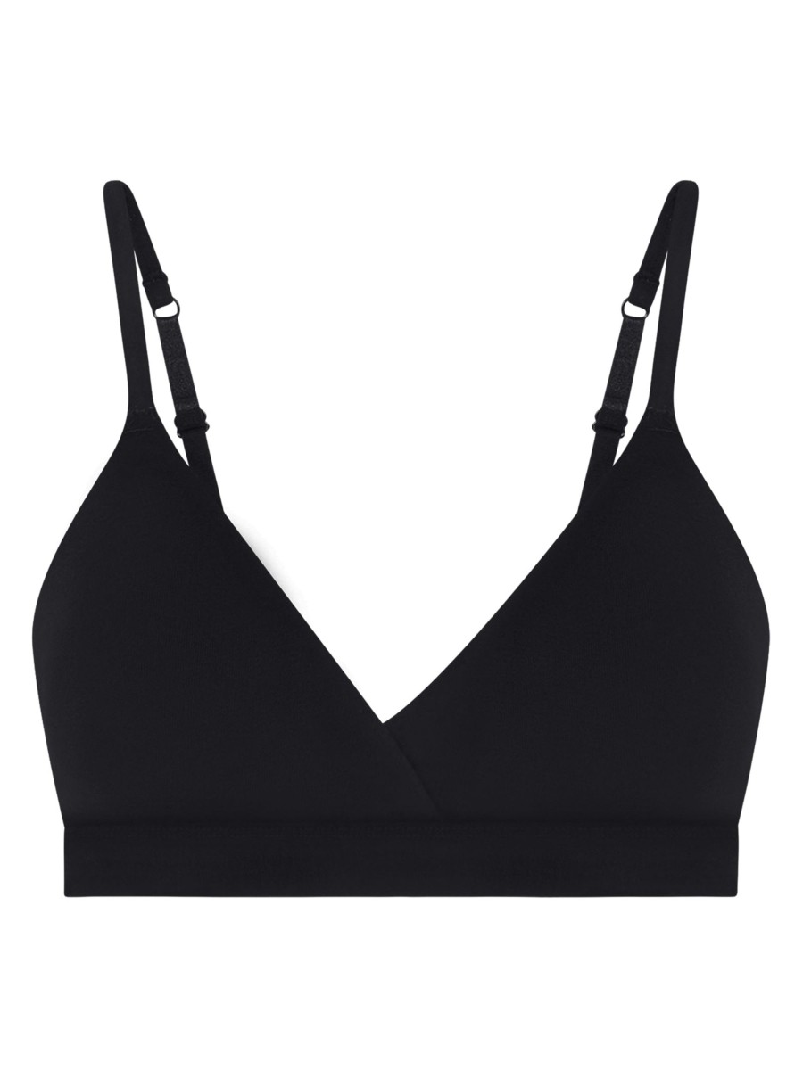 Reggiseni | Ragno Natural Bralette - Reggiseno Light In Cotone Elasticizzato - Nero