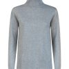 Dolcevita | Ragno Maglia Collo Roule In Filato Winter Basic - Ghiaia Mel.