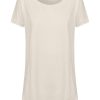 Magliette E T-Shirt | Ragno T-Shirt Girocollo In Slub Jersey Di Cotone - Champignon