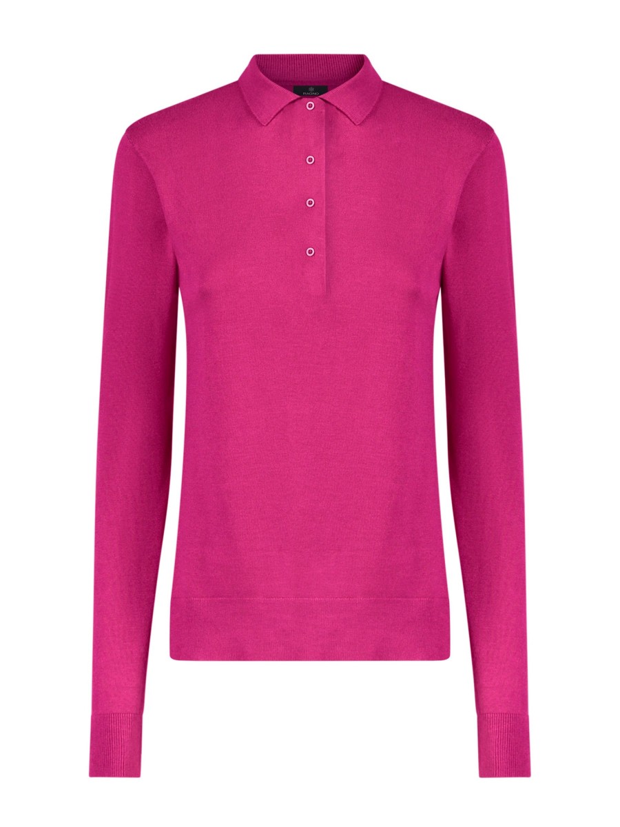 Polo | Ragno Polo In Filato Winter Basic - Fuchsia Purple