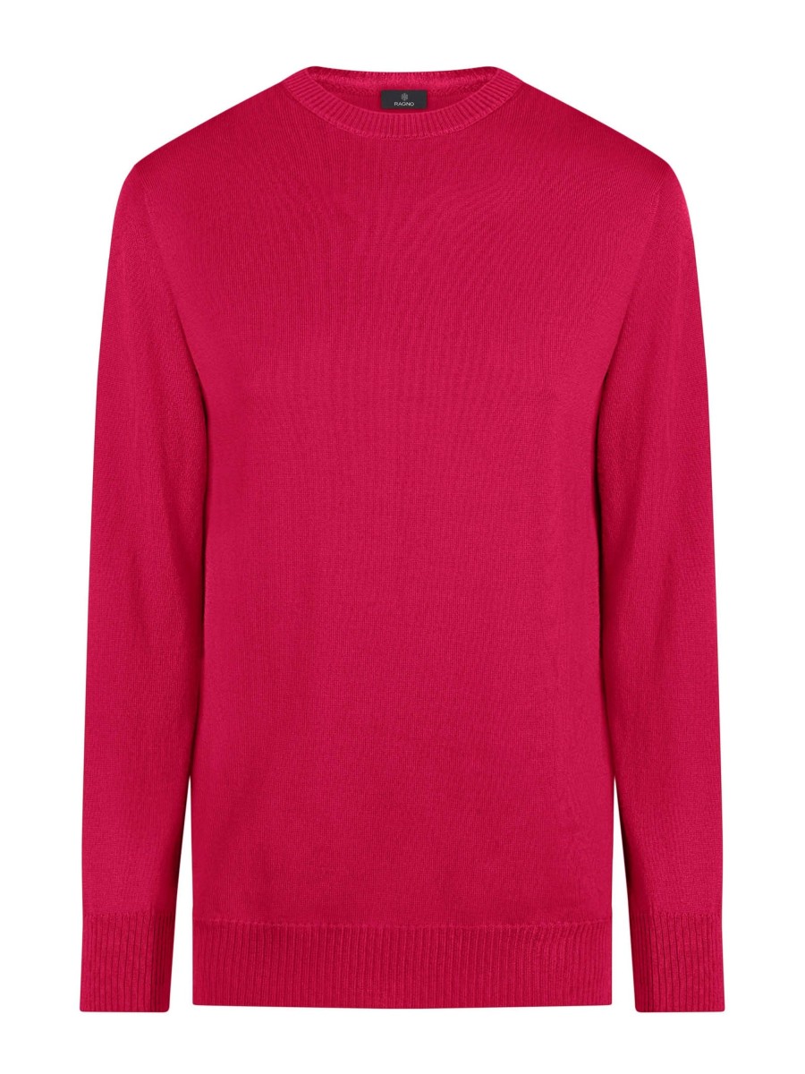 Pullover | Ragno Maglia Girocollo In Merino 2.0 - Very Berry