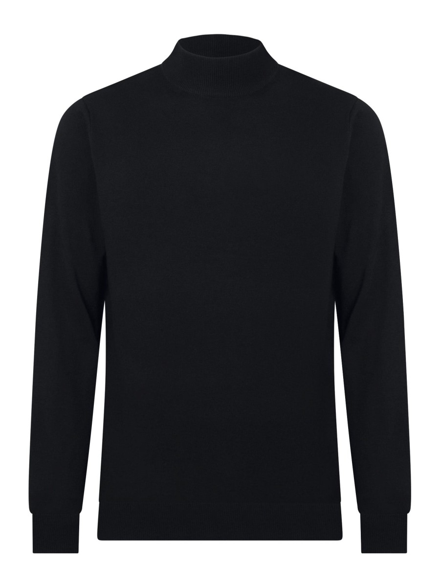 Lupetto | Ragno Lupetto In Filato Sport Wool - Nero