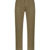 Pantaloni | Ragno Pantalone Chino In Cotone Elasticizzato Raw - Militare