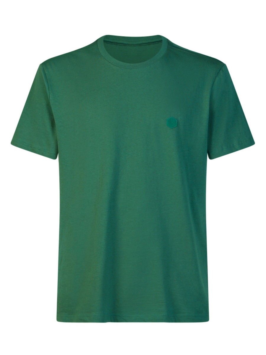 T-Shirt | Ragno T-Shirt Girocollo In Jersey Di Cotone - Aventurine