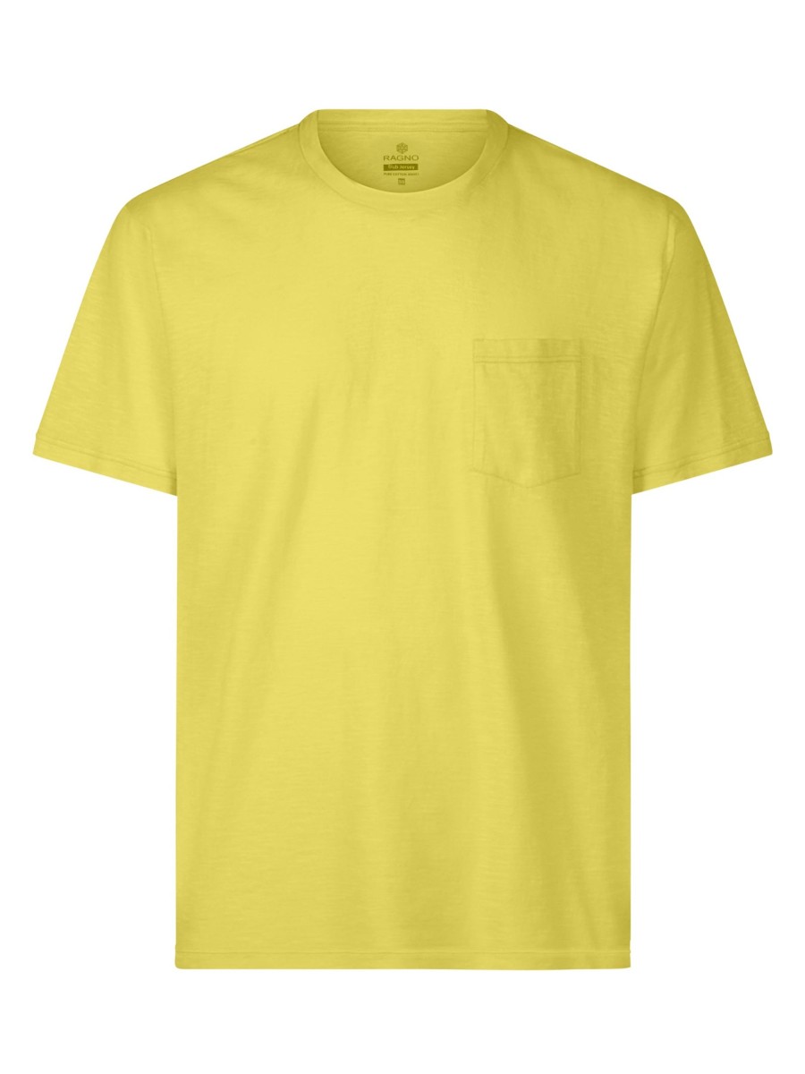 T-Shirt | Ragno T-Shirt Girocollo In Jersey Di Cotone - Evening Primrose