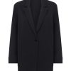 Tailleur Giacca E Pantaloni Eleganti | Ragno Blazer Destrutturato In Compact Light - Nero