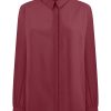 Camicie | Ragno Camicia A Manica Lunga In Ecoseta - Tibetan Red