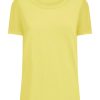 Magliette E T-Shirt | Ragno Maglietta Girocollo In Slub Jersey Di Cotone - Evening Primrose