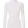 Maglie Sottogiacca | Ragno Dolcevita In Eco Cotton - Bianco