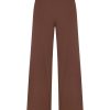 Tailleur Giacca E Pantaloni | Ragno Pantalone Ampio Alla Caviglia In Satin Power - Cappuccino