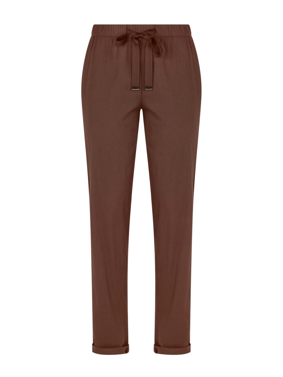 Pantaloni Jogger | Ragno Pantalone Jogger Con Tasche In Super Fresh - Cappuccino