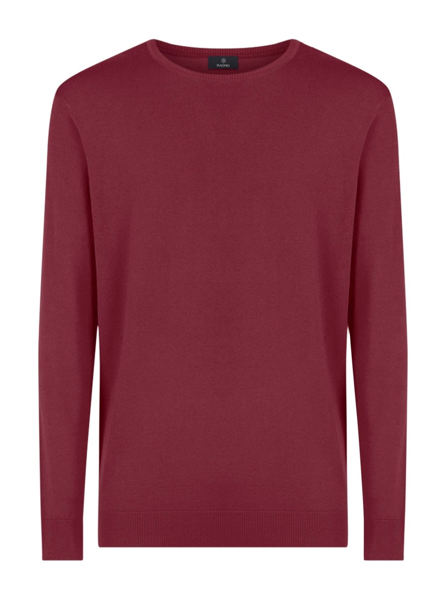 Pullover | Ragno Pull Girocollo In Summertime - Tibetan Red