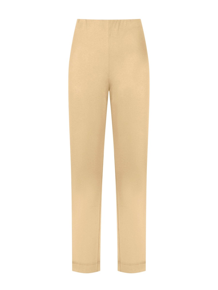 Completi Giacca E Pantaloni | Ragno Pantalone In Jersey Di Viscosa Crepe - Irish Cream