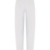 Pantaloni Cropped | Ragno Pantalone A Carota Con Tasche In Compact Light - Bianco