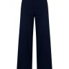 Tailleur Giacca E Pantaloni | Ragno Pantalone Ampio Alla Caviglia In Satin Power - Bleu