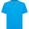 Polo | Ragno Polo In Eco Cotton Piquet Stretch - Fant. Ibiza Blue