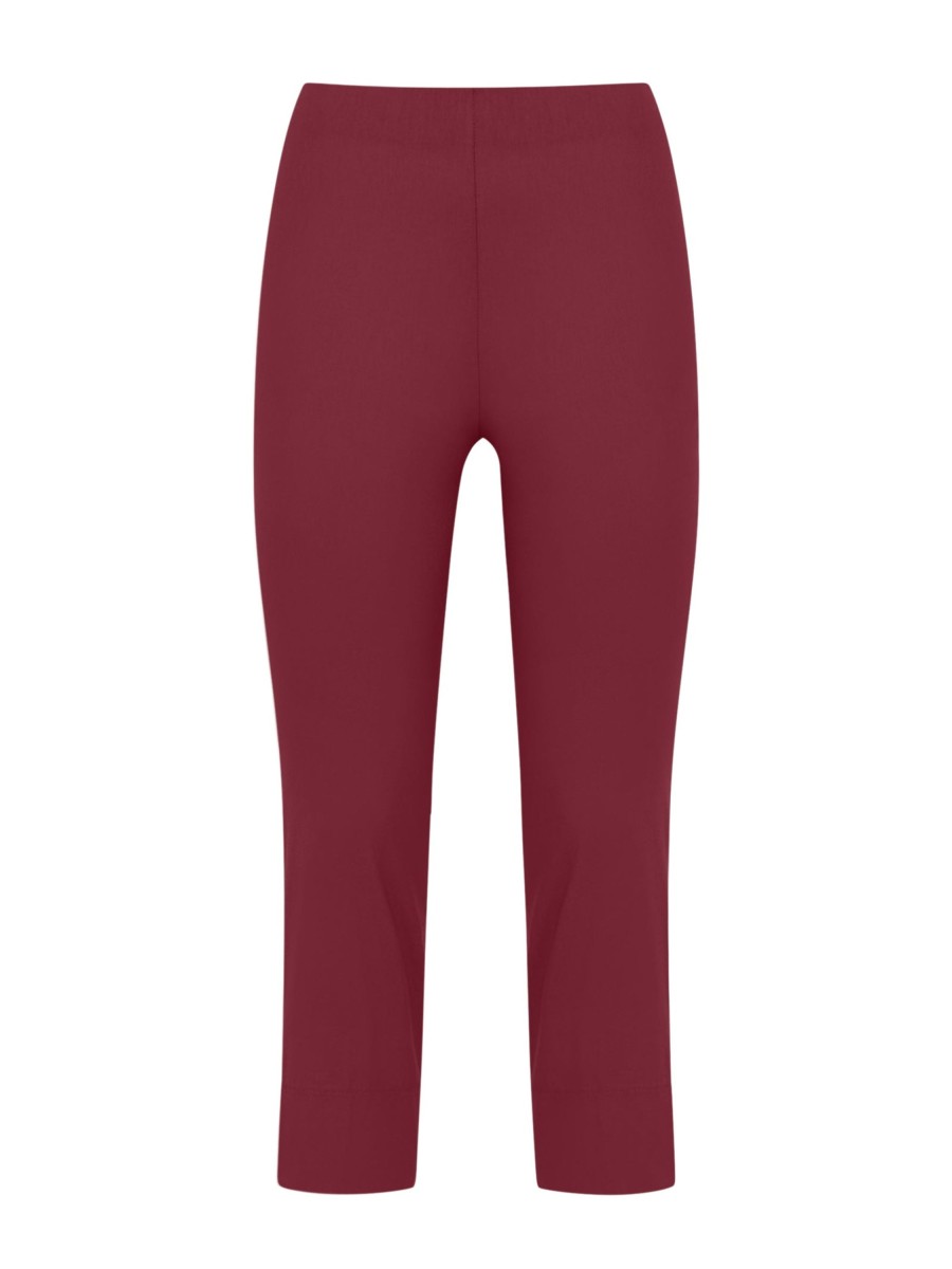 Pantaloni A Pinocchietto | Ragno Pantalone Pinocchietto In Super Fresh - Tibetan Red