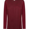 Bluse | Ragno Blusa Girocollo In Misto Viscosa - Tibetan Red