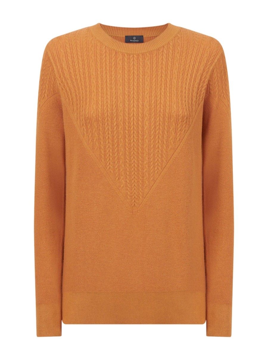 Pullover | Ragno Maglia Girocollo In Filato Super Soft - Nugget