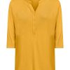 Magliette E T-Shirt | Ragno Maglietta A Manica 3/4 In Viscosa Summer - Golden Spice